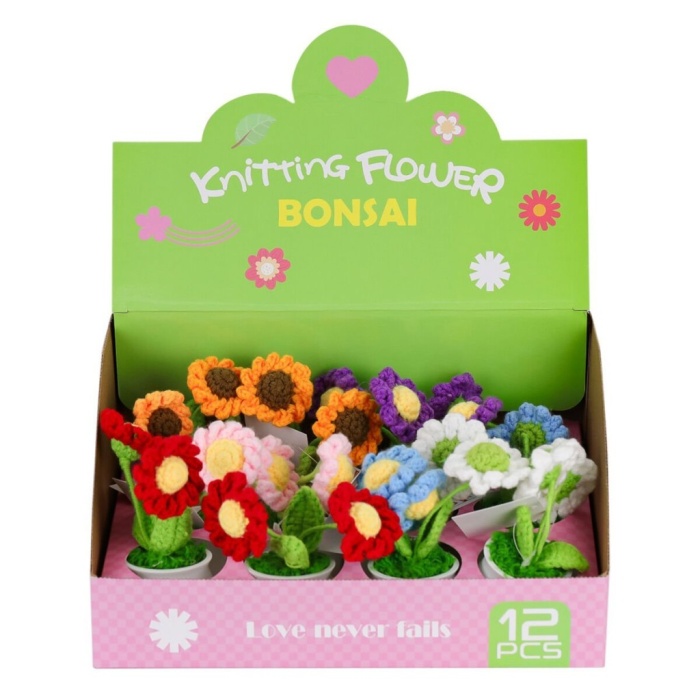 FL-3 12Lİ Kroşe Örgü Ayçiçeği