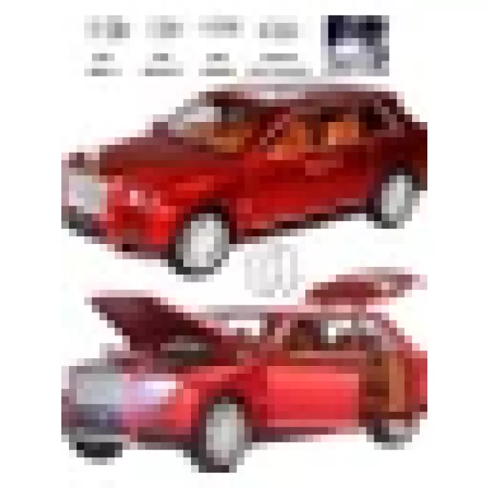 Şeffaf Kutuda Metal Rolls Royce