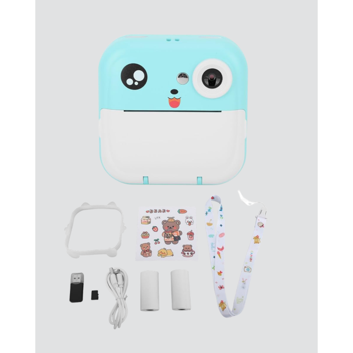 Baskı Kamera – Çift Lensli Anında Baskı ve 10X Zoom Özellikli Dijital Fotoğraf Makinesi