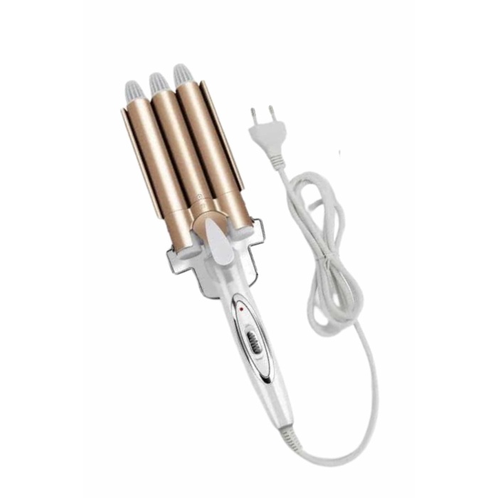 Saç Şekillendirici Wag Maşa Üçlü Yüksek Isı Ayarlı Seramik Kaplama