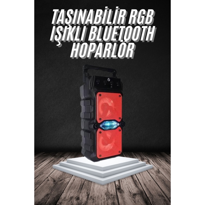 Bluetooth Hoparlör Çift Mikrofonlu Güçlü Ses Kaliteli Kesintisiz Kablosuz