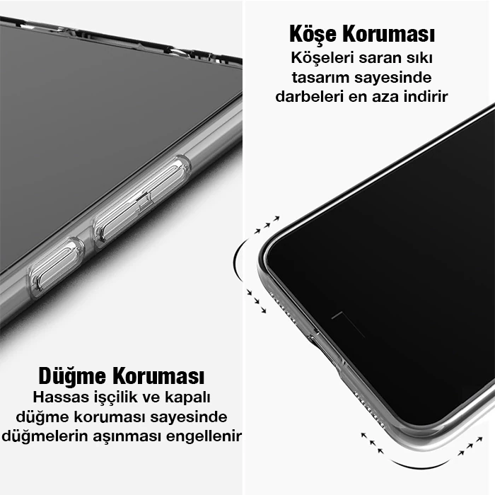 Ally OPPO A55 5G Kılıf Kamera Korumalı Ultra İnce Şeffaf Silikon Kılıf-(5775)