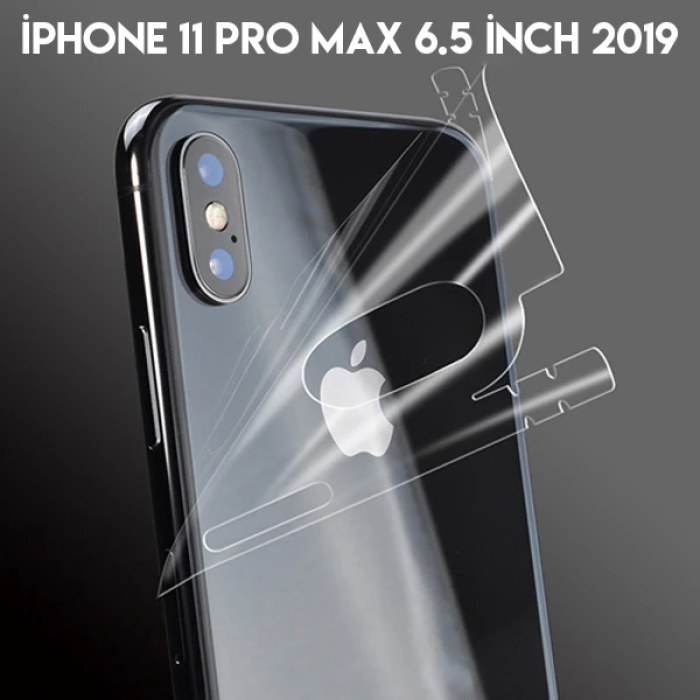 İPhone 11 Pro Max 6.5 Hidrojel Hayalet Arka Yan Tam Kaplama Koruyucu Film-(5775)