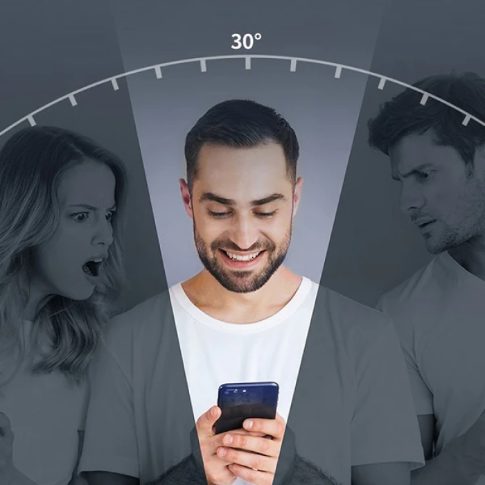 Baseus İPhone 12 mini 03mm Anti Spy Tempered Cam Ekran Koruyucu 2 Adet Set-(5775)