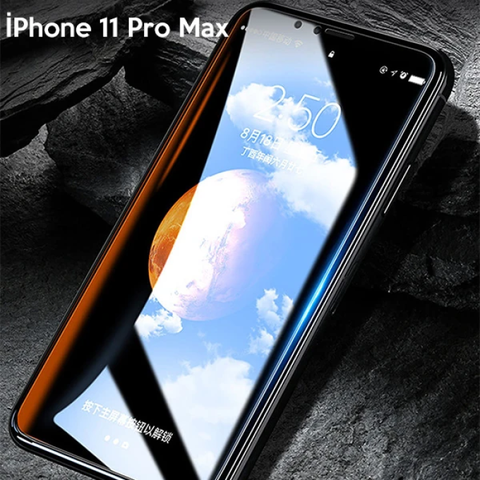 WK İPhone 11 Pro Max 6.7  Kingkong Curved Tempered Cam Ekran Koruyucu-(5775)