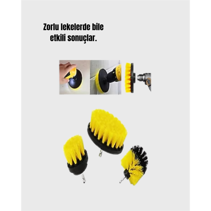 Yağ Kir ve Pas Temizliği İçin Güçlü Naylon Kıllı Temizlik Fırçası