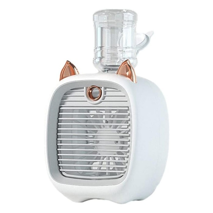 EZERE Hava Nemlendiricili Masaüstü Fan Taşınabilir Mini Klima Soğutucu-(5775)
