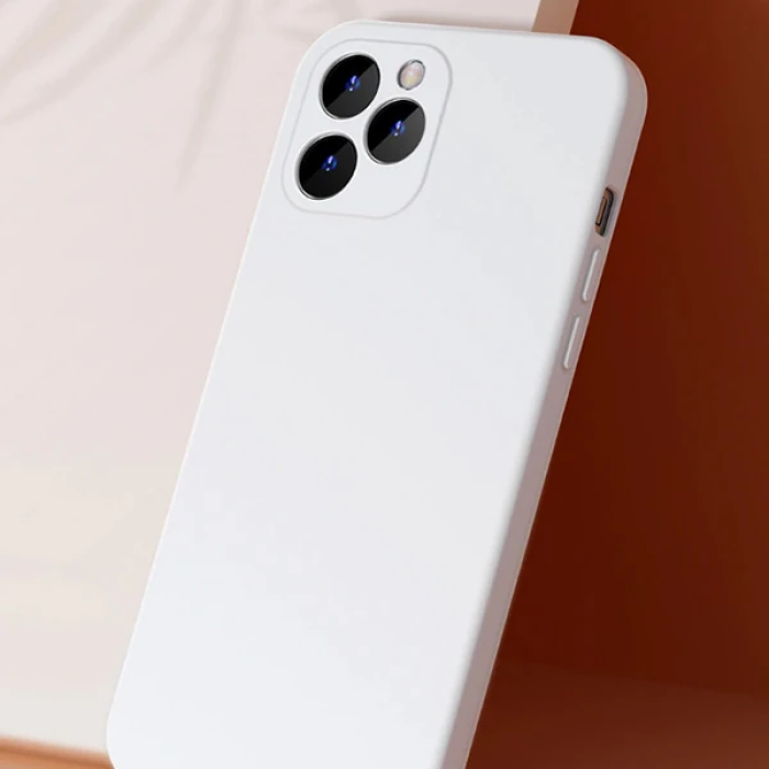 Baseus Liquid Silica Gel iPhone 12 Pro 6.1 Kılıf Ultra Koruma Silikon Kılıf-(5775)