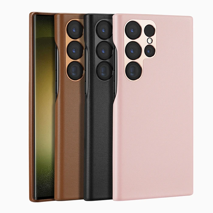 Dux Ducis SM Galaxy S23 Ultra Grit Series PU Premium Kılıf-(5775)