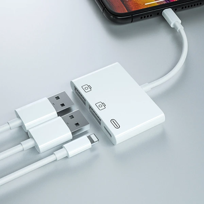 ALLY 3in1 İPhone/İPAD lightning To Usb Kamera Okuyucu-(5775)