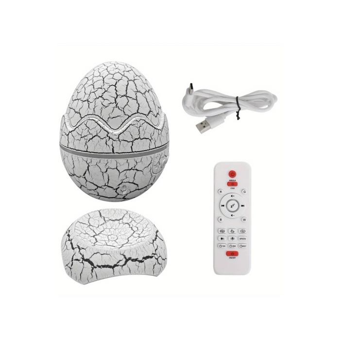 Yumurta Görünümlü Masa ve Gece Lambası Renk Değiştirebilen Projektör