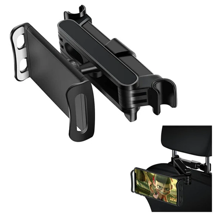 Ally CHZ-06 Teleskopik Araç Arka Koltuk 12.9 İnch Tablet Telefon Tutucu-(5775)