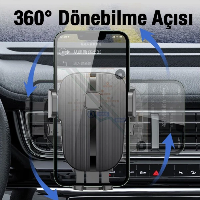 Ally B073 Araç İçi Havalandırma Telefon Tutucu-(5775)