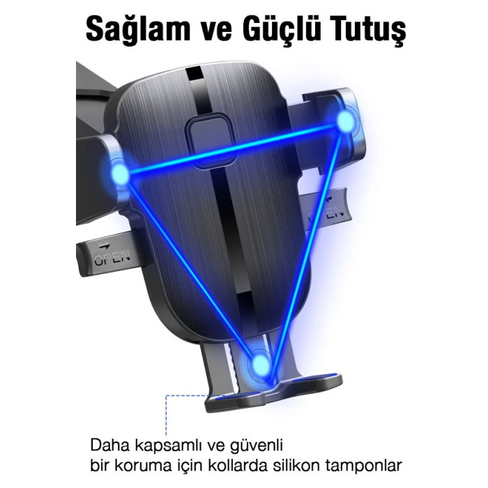 Ally B073 Araç İçi Havalandırma Telefon Tutucu-(5775)