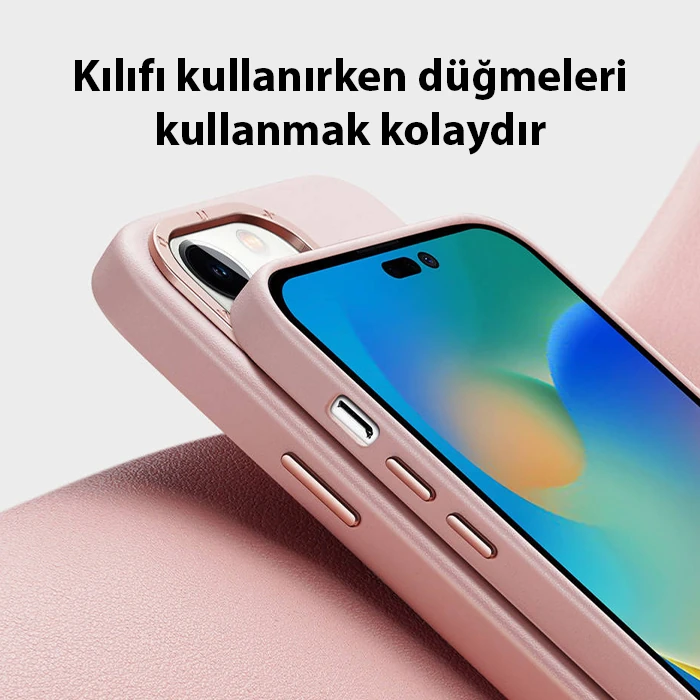 Dux Ducis Grit Series iPhone 14 Pro 6.1inç Premium MagSafe Uyumlu Kılıf-(5775)