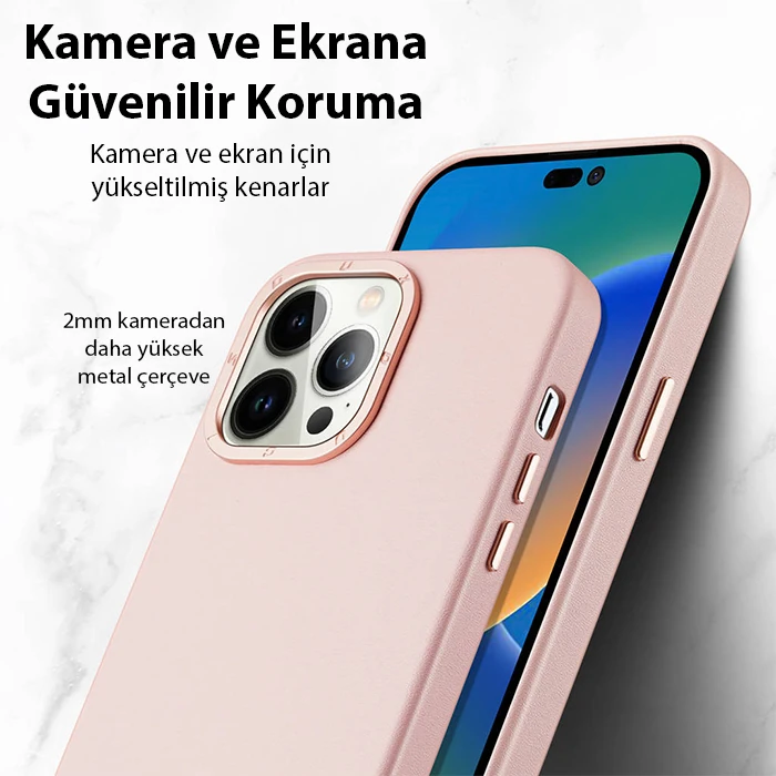 Dux Ducis Grit Series iPhone 14 Pro 6.1inç Premium MagSafe Uyumlu Kılıf-(5775)