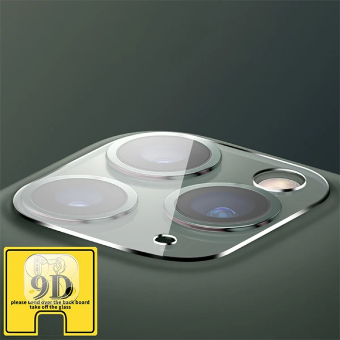 iPhone 11 Pro 11 Pro Max Full Tempered Kamera Koruyucu Kırılmaz Cam-(5775)