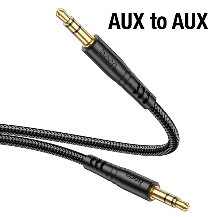 HOCO UPA24 AUX to AUX 3.5mm Ses Aktarım Kablosu 1mt-(5775)