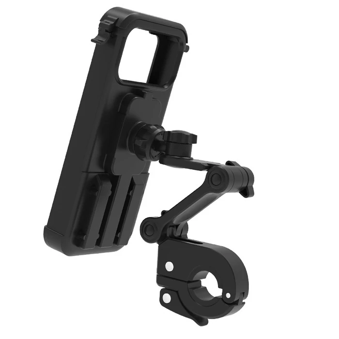 ALLY Motosiklet Bisiklet İçin Su Geçirmez Gidon Bağlantılı Telefon Tutucu-(5775)