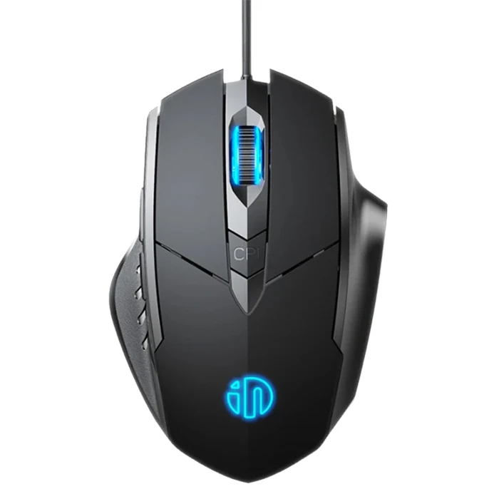 İNPHİC W1 Sessiz Tıklama Özellikli Ergonomik Kablolu Oyun Mouse Fare 1200/7200DPI-(5775)