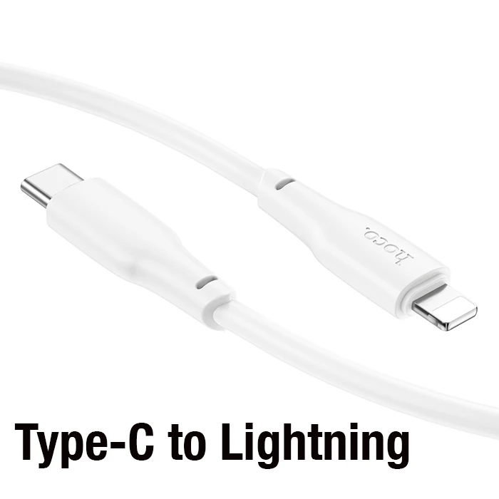 HOCO X93 Force 20W Type-C to iPhone Lightning-C Ultra Hızlı Şarj ve Data Kablosu-(5775)