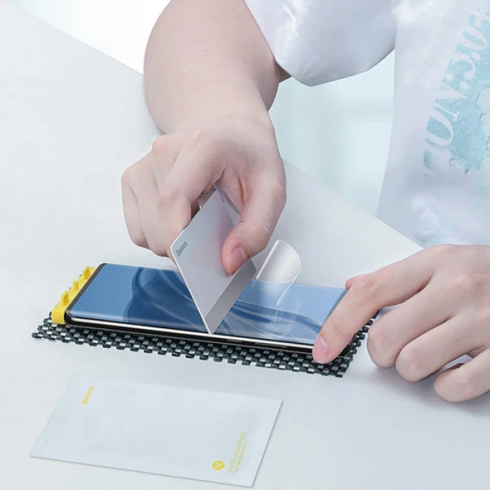 Baseus Xiaomi Mi 11 Curved Full Ekran Koruyucu 0.15mm Water Gel 2 Adet Set-(5775)