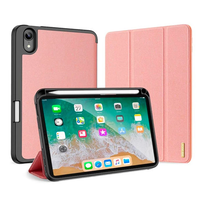 Dux Ducis iPad Mini 6 (2021) Kılıf Kalem Bölmeli Standlı Domo Series-(5775)