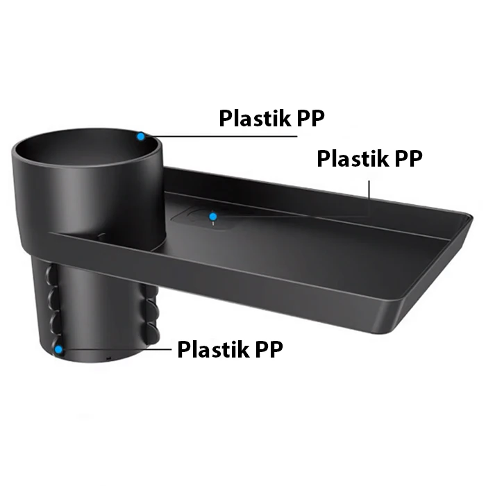 ALLY SD-1023 Araç Içi Ayarlanabilir Bardak Ve Sise Tutucu-(5775)