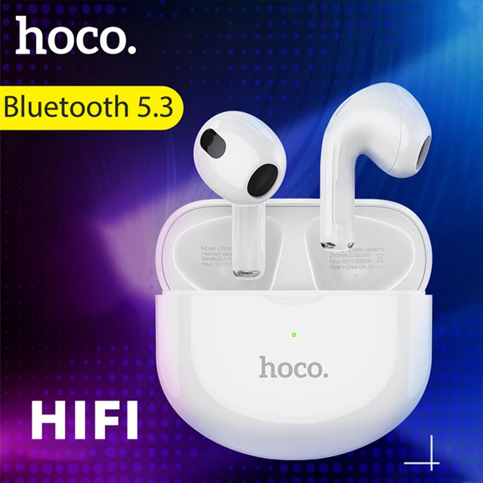 HOCO EW35 Sonido TWS Bluetooth 5.3 Kablosuz Kulakiçi Kulaklık-(5775)