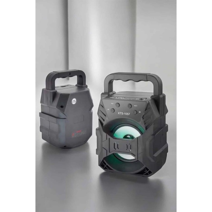 Taşınabilir Bluetooth Hoparlör Led Işıklı Uzun Pil Ömrü