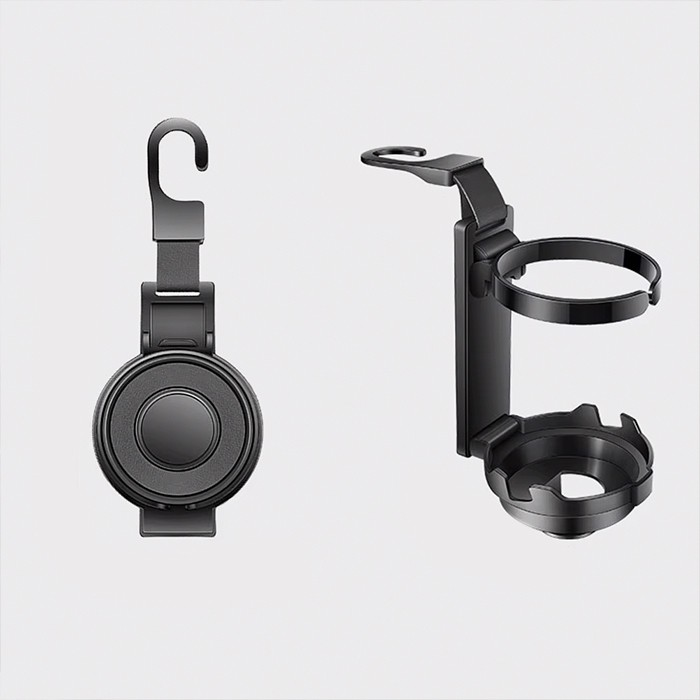 ALLY Araba Arka Koltuk İçin 3in1 katlanabilir çok fonksiyonlu Telefon Bardak Ve Çanta Tutucu-(5775)