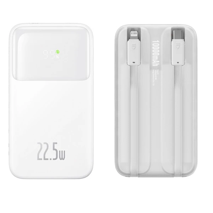 Baseus Comet Series 10000mAh 22.5W Hızlı Şarj Dijital Göstergeli Powerbank-(5775)