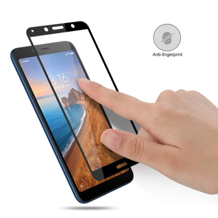 Xiaomi Redmi 7A 3D Full Kaplama Kırılmaz Cam Ekran Koruyucu-(5775)