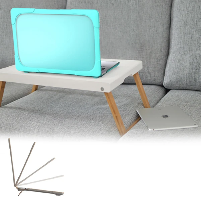 MacBook Pro 13 inch A2289-A2251-A2338 (2020)  Standlı Koruyucu Kılıf-(5775)