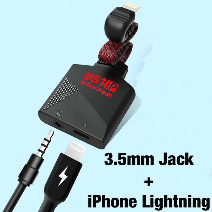 PLEXTONE GS1 iPhone Mıknatıslı Lightning to 3.5mm Kulaklık + Hızlı Şarj Adaptörü-(5775)