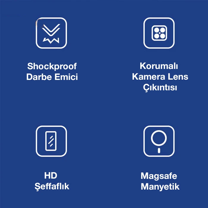 ALLY iPhone 13 Pro Magsafe Uyumlu Manyetik Kılıf Silikon Kılıf-(5775)