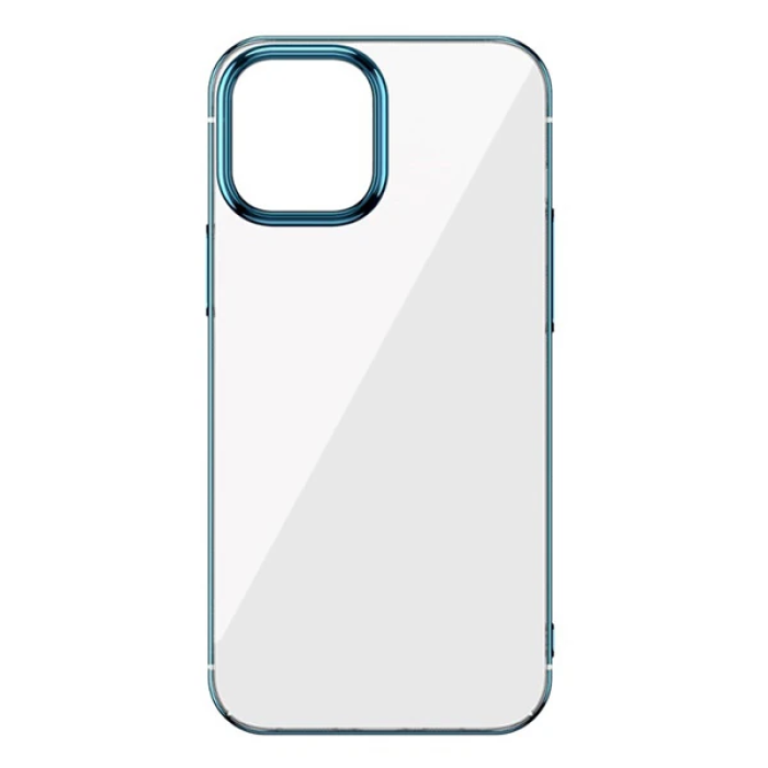 Baseus Glitter Case İPhone 12 Mini 5.4  Şeffaf Lüx Silikon Kılıf Soft TPU Kılıf-(5775)