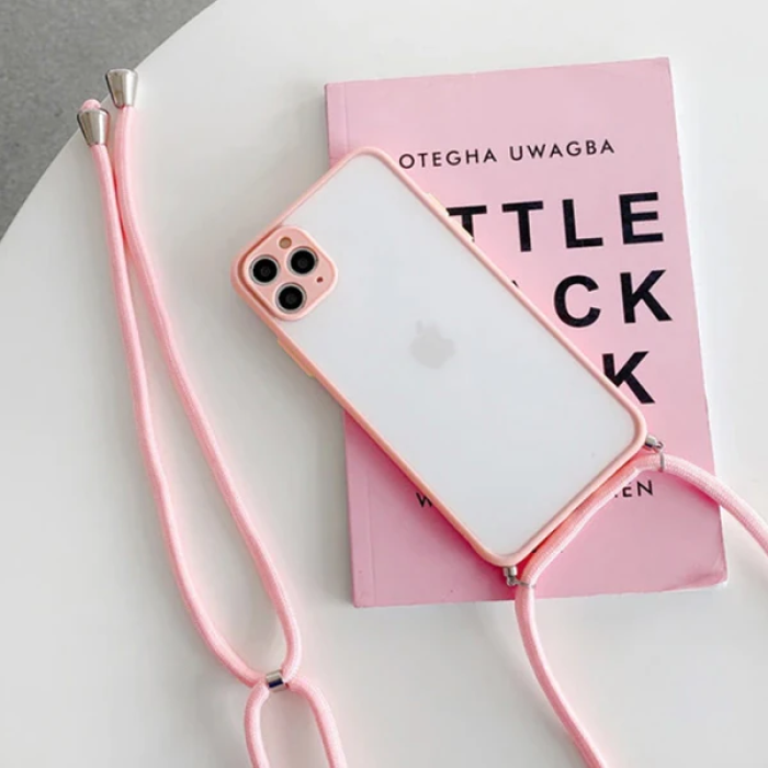 ALLY iPhone 12 Pro 6.1 Askılı Koruyucu Silikon Kılıf-(5775)