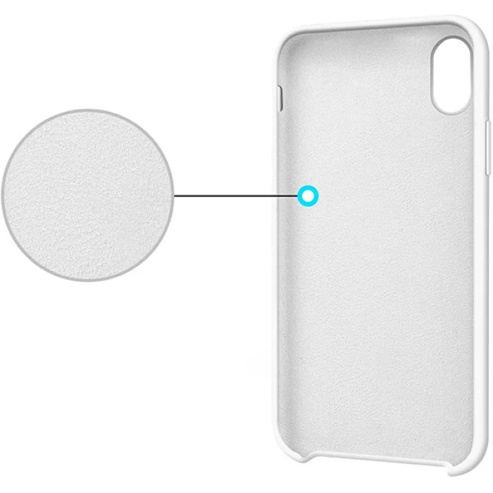 iPhone XS Max 6.5 Lansman Kılıf İçi Kadife Soft Silikon Kılıf-(5775)