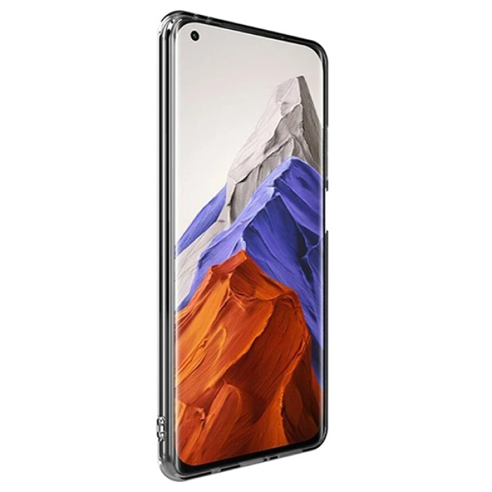 GOR Xiaomi Mi 11 Pro Kılıf Kamera Korumalı Şeffaf Silikon Kılıf-(5775)