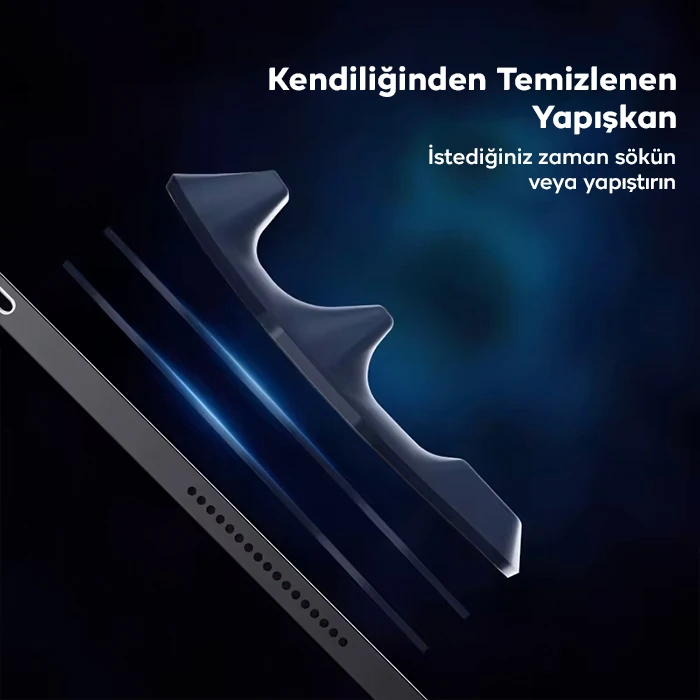 MEMO PB01 2 Adet Tablet İçin Yapışkanlı Silikon Tutma Kolu-(5775)