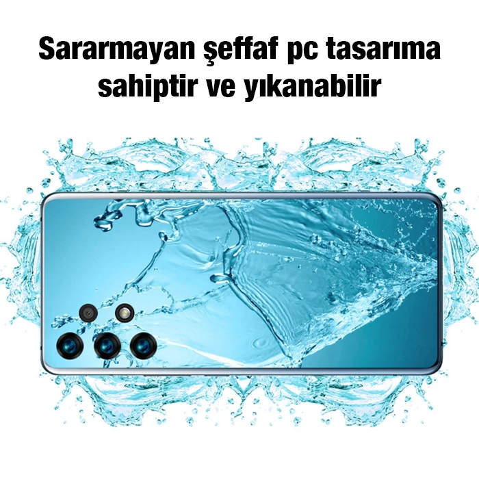 Ally SM Galaxy A23 5G Kılıf Kamera Korumalı Ultra İnce Şeffaf Silikon Kılıf-(5775)