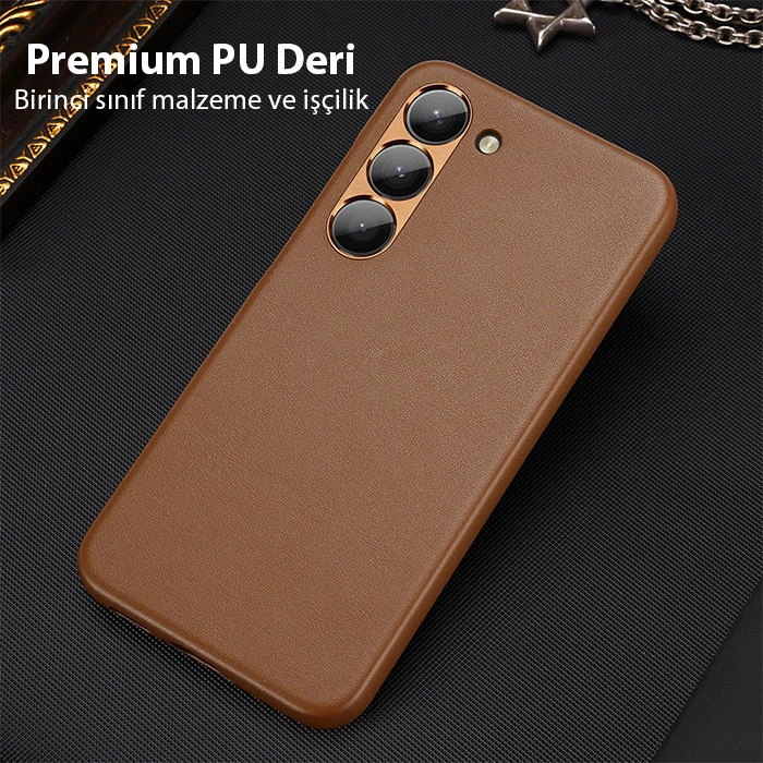 Dux Ducis SM Galaxy S23 Grit Series PU Premium Kılıf-(5775)
