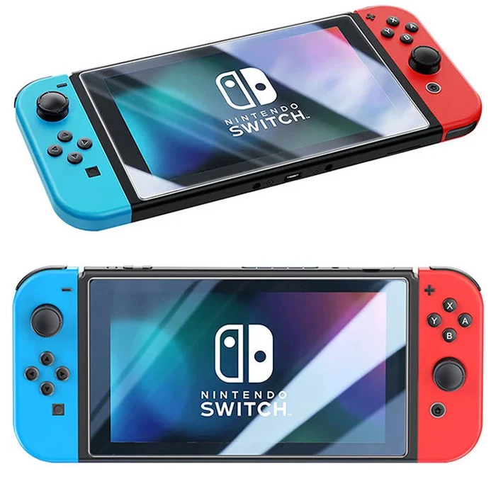 Baseus Crystal Series Nintendo Switch 2019 için Cam Ekran Koruyucu 2 Adet-(5775)