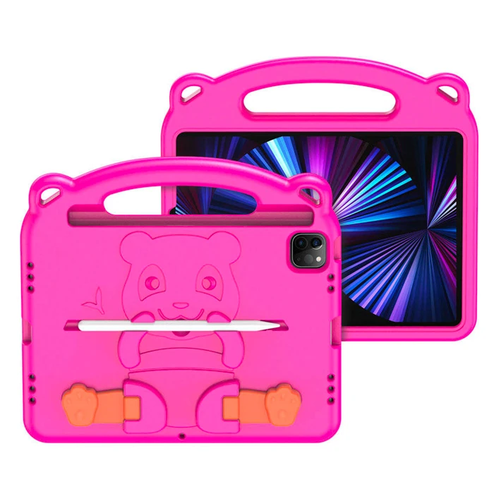 Dux Ducis Panda iPad Pro 11 (2018/2020/2021) iPad Air 4-5 Kılıf Çocuk Shockproof Standlı Taşınabilir-(5775)