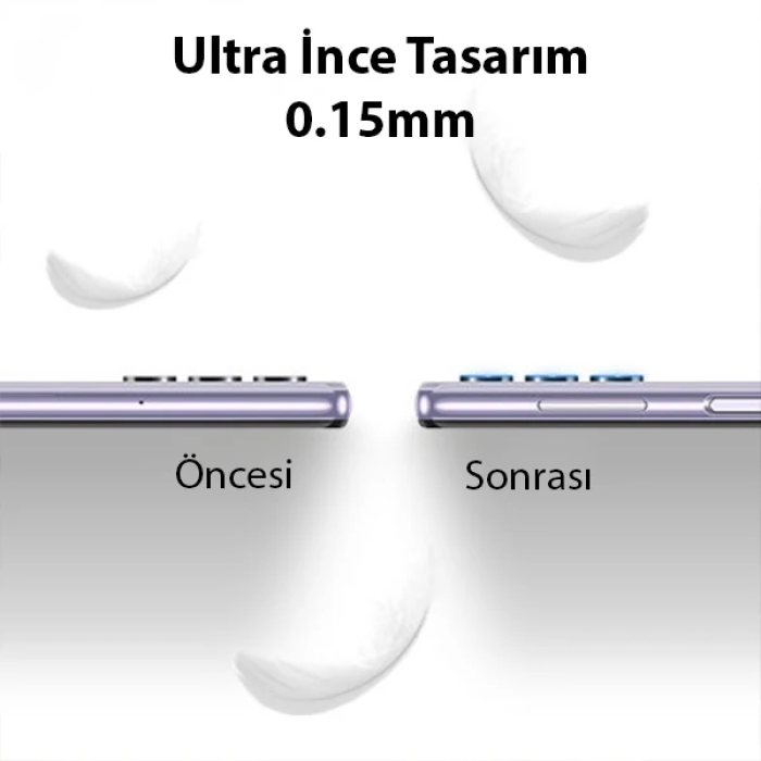 Ally Samsung Galaxy A32 4G Tempered Glass Cam Kamera Koruyucu-(5775)