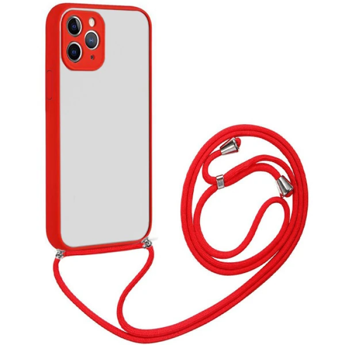 ALLY iPhone 11 Pro Max 6.7 Askılı Koruyucu Silikon Kılıf-(5775)