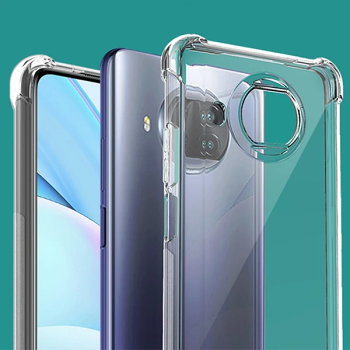 Xiaomi Mi 10T Lite 5G Anti-Drop Shockproof Darbe Emici Silikon Kılıf-(5775)