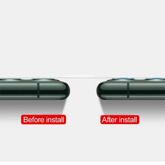 iPhone 11 Yüksek Çözünürlüklü Kamera Lens Koruma Camı-(5775)