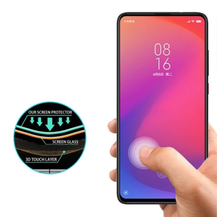 Xiaomi Redmi K20-K20 Pro-Mi 9T 5d Full Kaplama Kırılmaz Cam Ekran Koruyucu-(5775)